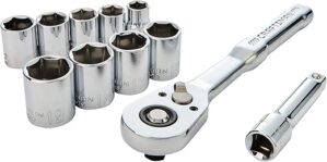 CRAFTSMAN Mechanics Tool Set, 3/8 Inch Drive (CMMT12126)