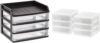 IRIS Medium Desktop 3-Drawer Unit, White