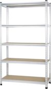 Amazon Basics Medium Duty Storage Shelving, Aluminum
