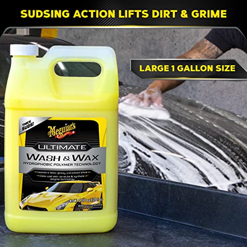 Meguiar's Ultimate Wash And Wax Car Cleaner, 1 Gallon - Image 3