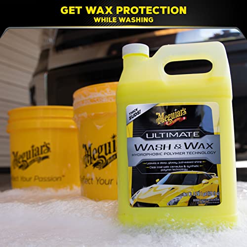 Meguiar's Ultimate Wash And Wax Car Cleaner, 1 Gallon - Image 2