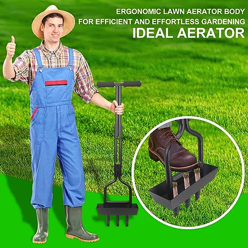 MEIIOFS Lawn Aerator Coring Tool With Tray - Image 3