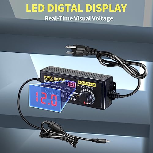 Meiyue Universal Power Supply Adjustable 3V~12V 12A - Image 2