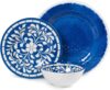Yinshine Melamine Dinnerware Set – 12 Pcs, Unbreakable