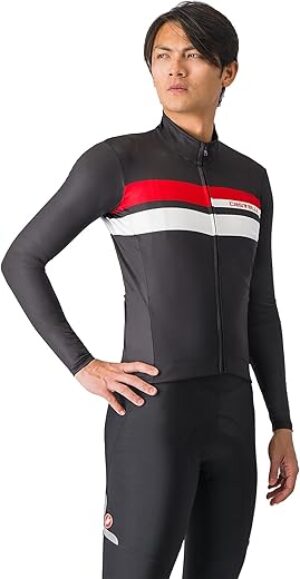 Castelli Men’s Long Sleeve Fleece Cycling Jersey