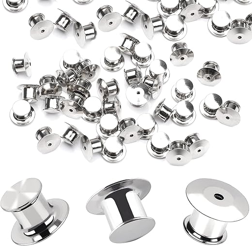 DECYOOL Metal Pin Backs Locking Clasp