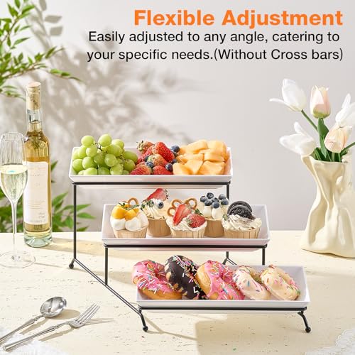 Mfacoy 3 Tier Serving Tray Set, 12 - Image 5