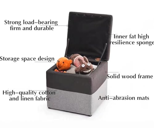 MGEMJMJ Multi-Function Shoe Bench Storage Box - Image 3
