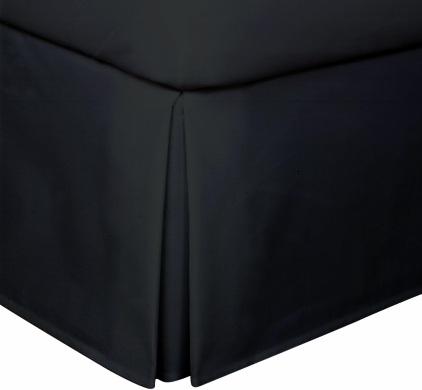 Levinsohn Microfiber Tailored Bed Skirt, Queen, Black