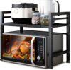 DOLALIKE Microwave Oven Rack, Expandable Stand Shelf