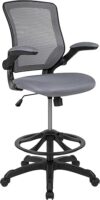 Flash Furniture Mid-Back Swivel Office Chair, Dark Gray