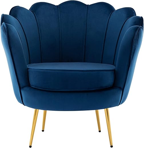 DAGONHIL Mid Century Modern Velvet Accent Chair