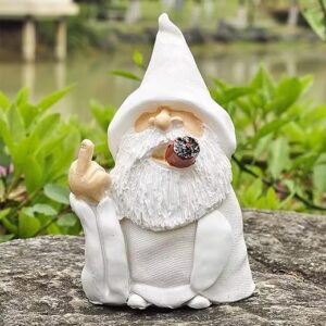 Aimery Middle Finger Gnome Garden Statue 5.9 Inch