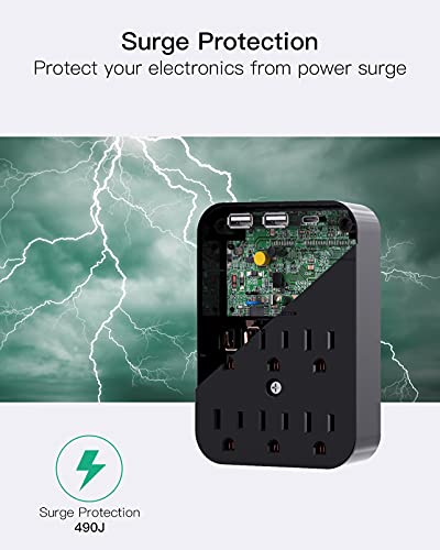 Mifaso Wall Outlet Extender Surge Protector - Image 4