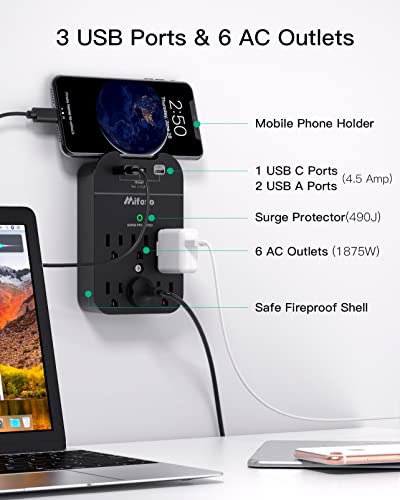 Mifaso Wall Outlet Extender Surge Protector - Image 5