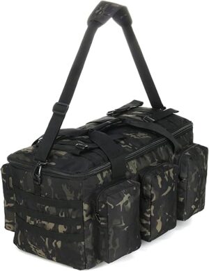 W WINTMING Military Duffel 50L Convertible Backpack