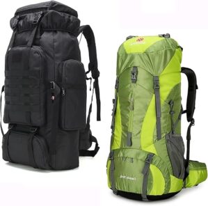 W WINTMING Military/Hiking Backpack, 70L/75L