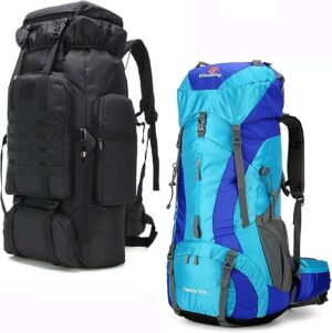W WINTMING Military/Hiking Backpack, 70L/75L