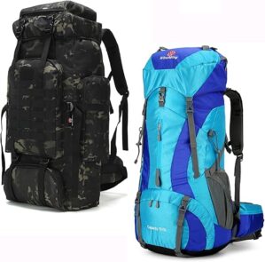 W WINTMING Military/Hiking Backpack, 70L/75L