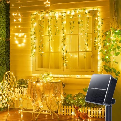 Minetom Solar String Lights, 33Ft 100 LED Fairy - Image 2