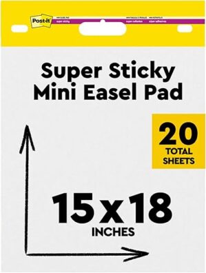 Post-it Mini Easel Pad, White Flip Chart (577SS)