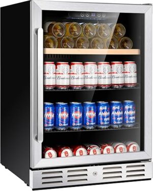 Kalamera Mini Fridge 24” Beverage And Wine Cooler