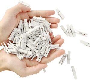 DAGONGREN Mini Photo Clips, 128 Pcs, 1.4 Inch