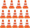 inheming Mini Traffic Cones, Red And White Roadblock