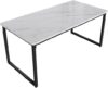Tarvit Minimalist Marble Office Writing Desk