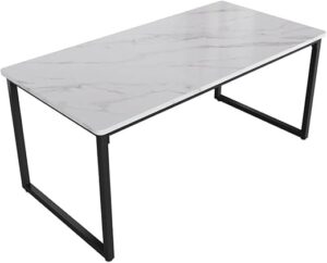 Tarvit Minimalist Marble Office Writing Desk