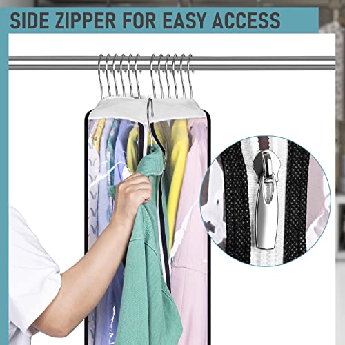 MISSLO 10" Gusseted Clear Garment Bags, 3 Pack - Image 4