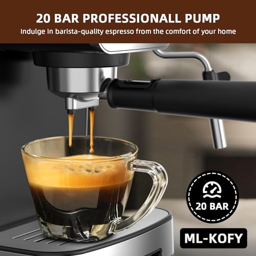 ML-KOFY Professional Espresso Maker With Milk Frother - Image 3