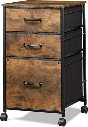 DEVAISE Mobile File Cabinet With 3 Drawers