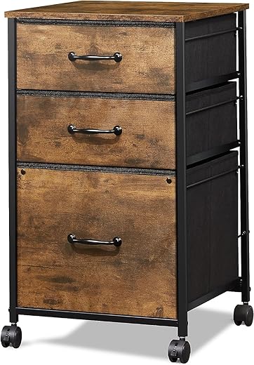 DEVAISE Mobile File Cabinet With 3 Drawers