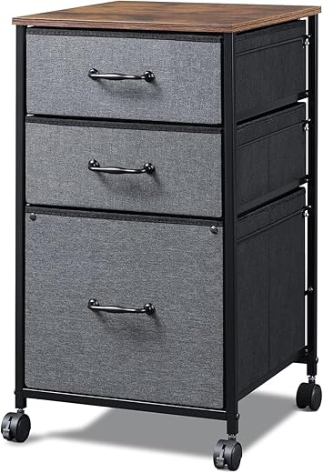 DEVAISE Mobile File Cabinet With 3 Drawers