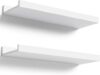 Boswillon Modern White Floating Shelves Set