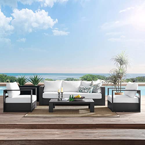 Modway Tahoe Aluminum Outdoor Patio Set - Image 2