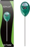 SZHLUX Moisture Meter Soil Hygrometer Sensor, Green