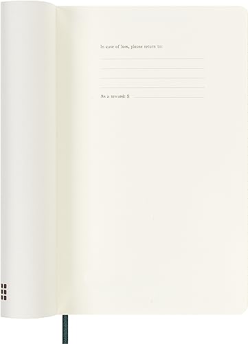 Moleskine 2024 Ethical Weekly Planner, Large, Boa Green - Image 2