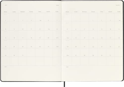 Moleskine 2024 Weekly Planner, Extra Large, Black - Image 5