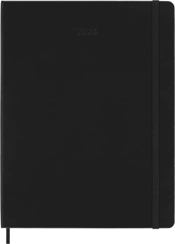 Moleskine 2024 Weekly Planner, Extra Large, Black - Image 2