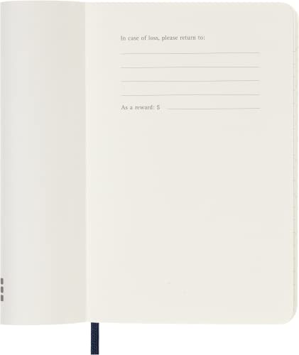 Moleskine Classic 18 Month Weekly Planner, Pocket, Sapphire Blue - Image 3