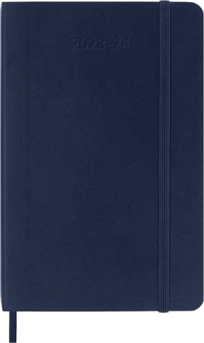 Moleskine Classic 18 Month Weekly Planner, Pocket, Sapphire Blue - Image 2