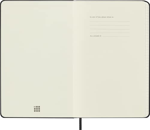 Moleskine Classic Hard Cover Large Squared Notebook - Image 5