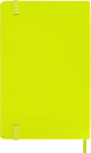 Moleskine Classic Notebook, Hard Cover, Pocket, Lemon Green - Image 3
