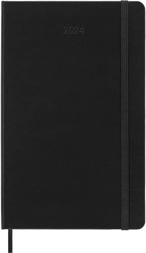 Moleskine DHB12WH3Y24 Weekly Diary, Large, Black - Image 2