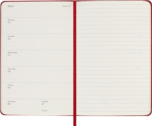 Moleskine Notebook DHF212WN2Y24, Scarlet Red, Pocket Size - Image 4