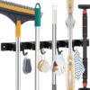 Piyl Mop And Broom Holder Wall Mount