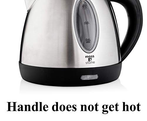Moss & Stone Stainless Steel Cordless Electric Kettle 1.2L - Image 3