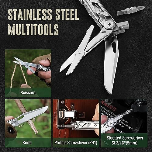 Mossy Oak 12-In-1 Multitool Pocket Knife Stainless - Image 4